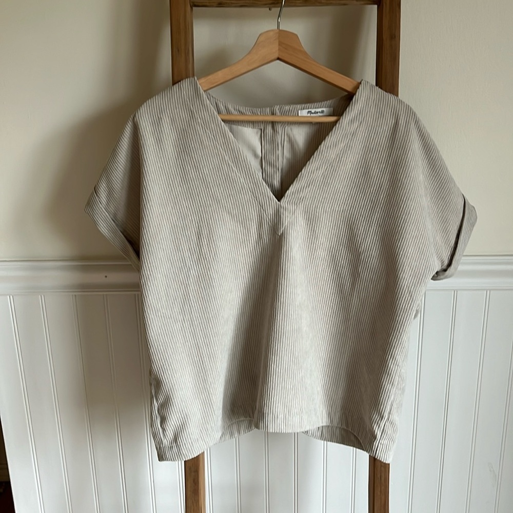Madewell Corduroy Crop-Top